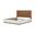 Pavira Eastern King Bed with LED Lights In Walnut