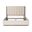 Pavira Queen Bed with LED Lights In Stone