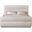 Paxton Chenille Fabric King Bed In Cream