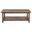 Payne Wood Coffee Table with Shelf In Distressed Brown