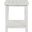 Payne Wood End Table with Shelf In Distressed White