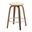 Pelya Modern Style Wooden Counter Stool In Walnut Color and Cream