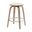 Pelya Modern Style Wooden Counter Stool In Washed Walnut Color and Taupe