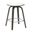Pelya Modern Style Wooden Counter Stool with Square Seat In Dark Walnut Color and White