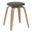 Pelya Wooden Dining Stool In Washed Walnut Color and Black