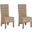 Pembrooke Unfinished Rattan Side Chair Set of 2