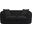 Penelope Chenille Fabric Loveseat In Black