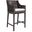 Peninsula Barstool In Mahogany and Chestnut