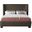 Penny Boucle Fabric King Bed In Brown