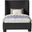 Penny Boucle Fabric Twin Bed In Black