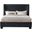 Penny Chenille Fabric Full Bed In Black