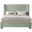 Penny Chenille Fabric King Bed In Green