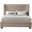 Penny Chenille Fabric Queen Bed In Beige
