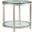 Metal Designs Per Se Round End Table In Argento