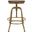 Peralta 24 Inch Counter Stool In Brass