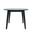 Percy 42 Inch Round Drop-Leaf Dining Table In Black