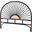 Perenna Two-Tone Black And Natural Brown Rattan King Standalone Headboard