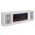 Perry 84 Inch Fireplace Console In White
