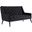 Peruse Black Performance Velvet Loveseat