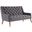 Peruse Performance Velvet Loveseat In Gray