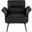 Petal Accent Chair In Black