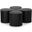 Petal 4 Piece Coffee Table In Black