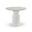Petalia 36 Inch Concrete Indoor and Outdoor Dining Table In Cream