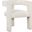 Petra Boucle Upholstered Accent Side Chair White