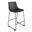 Petra Counter Height Stool with Black Frame Set of 2