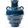 Phaedra Vase In Midnight Blue