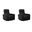 Phoenix Zero Gravity Power Recliner with Immersive Audio with Headrest and Foodrest Set of 2 In Autumn Black
