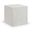 Piazza Marble Finish Concrete End Table In White