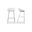 Piazza White Outdoor Bar Stool Set Of 2