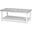 Picket Fence Coffee Table In White And Grey