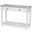 Picket Fence Console Table In White And Grey