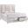 Picket House Furnishings Charlotte 2 Drawer King Storage Bed in White