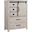 Jack 5-Drawer Gentlemens Chest In White