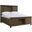 Jack Queen Platform Storage Bed In Walnut