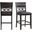 Picket House Furnishings Taylor Counter Height Faux Leather Side Chair Set 2 In Walnut