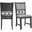 Picket House Furnishings Taylor Standard Height Side Chair Set 2 In Gray