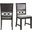 Picket House Furnishings Taylor Standard Height Side Chair Set 2 In Walnut
