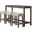 Picket House Furnishings Turner Multipurpose Bar Table Set In Grey