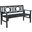 Piedmont Dark Slate Grey Folding Bench