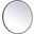 Pier Black Led Mirror MRE6039BK