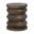 Bella Antique Pier Accent Table In Drift Brown Pine
