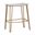 Pierce 24.5 Inch Counter Height Stool In Antique Gold and Clear