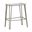 Pierce 24.5 Inch Counter Height Stool In Antique Silver and Clear