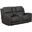 Pierce Zero Gravity Power Reclining Loveseat with Power Head Rests In Dark Gray