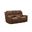 Pierce Zero Gravity Power Reclining Loveseat with Power Head Rests, Power Lumbar and Console with Storage and 2 Cup Holders In Cinnamon