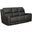 Pierce Zero Gravity Power Reclining Sofa with Power Head Rests In Dark Gray
